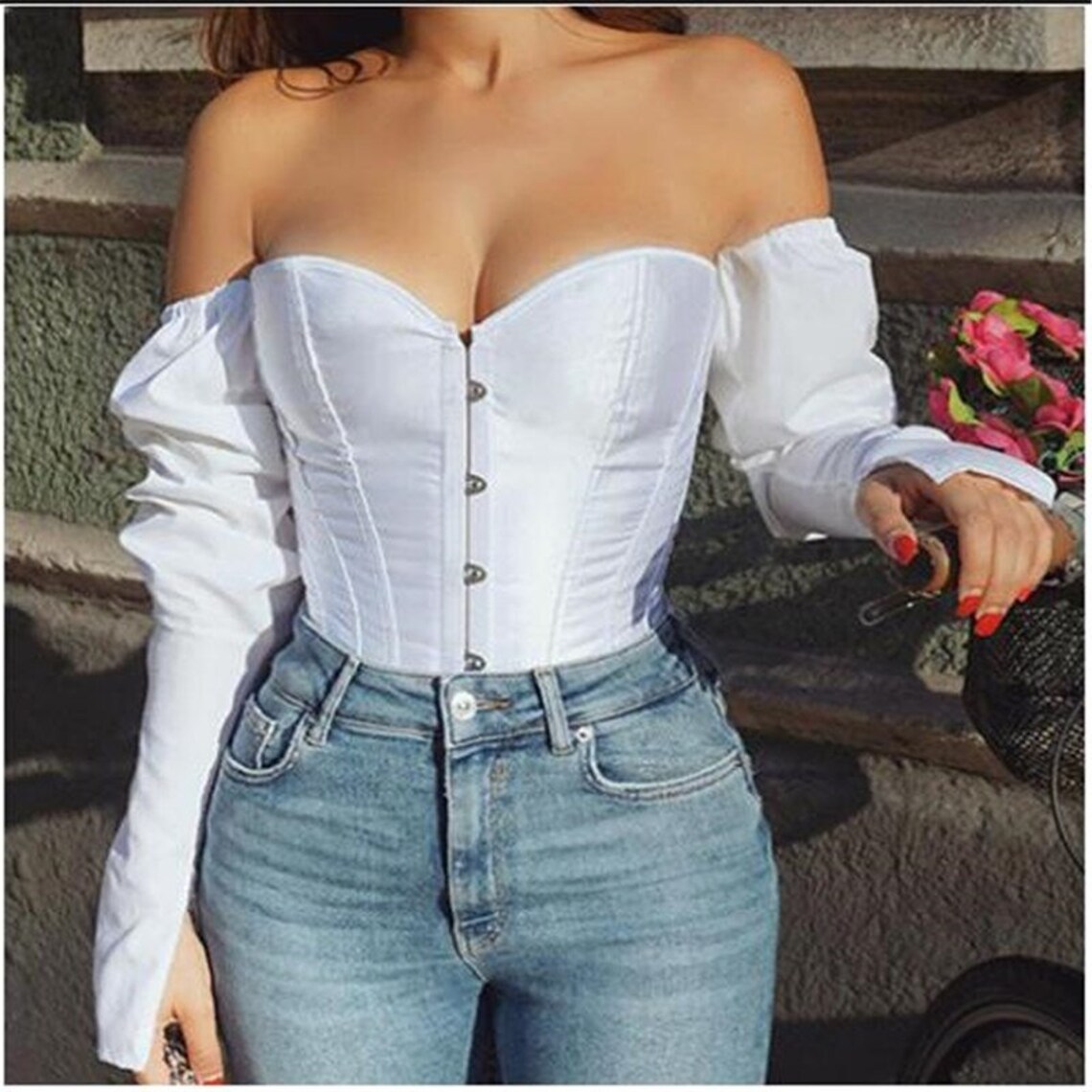 corset bra bridgerton