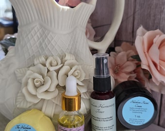 Rutina de cuidado facial natural y casera de 4 pasos disponible para todo tipo de piel.