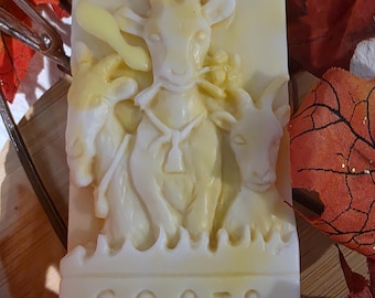 Handmade Goat Milk Soap Bar with Honey and Vanilla, Custom Scent Options