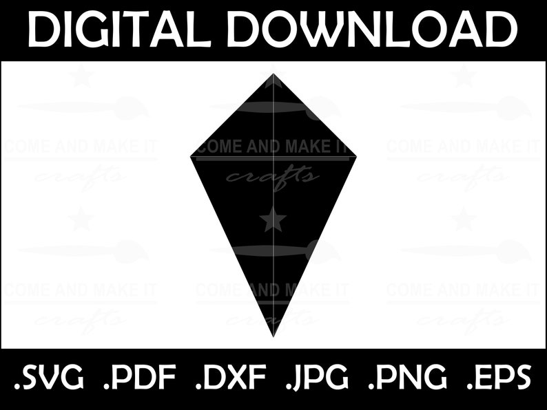 Kite Sky Flying Instant Digital Download Svg Pdf Jpg Eps Etsy