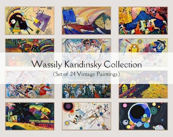 Kandinsky Art Collection for Frame TV (24 4K Digital Files)