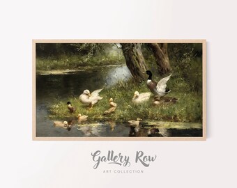 Samsung Frame TV Vintage Art, Animal Vintage Frame TV Art, TV Art