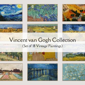Vincent van Gogh Art Collection Frame TV Bundle - 18 files included! Vincent van Gogh Frame TV Art | Digital Art for Samsung Frame TV