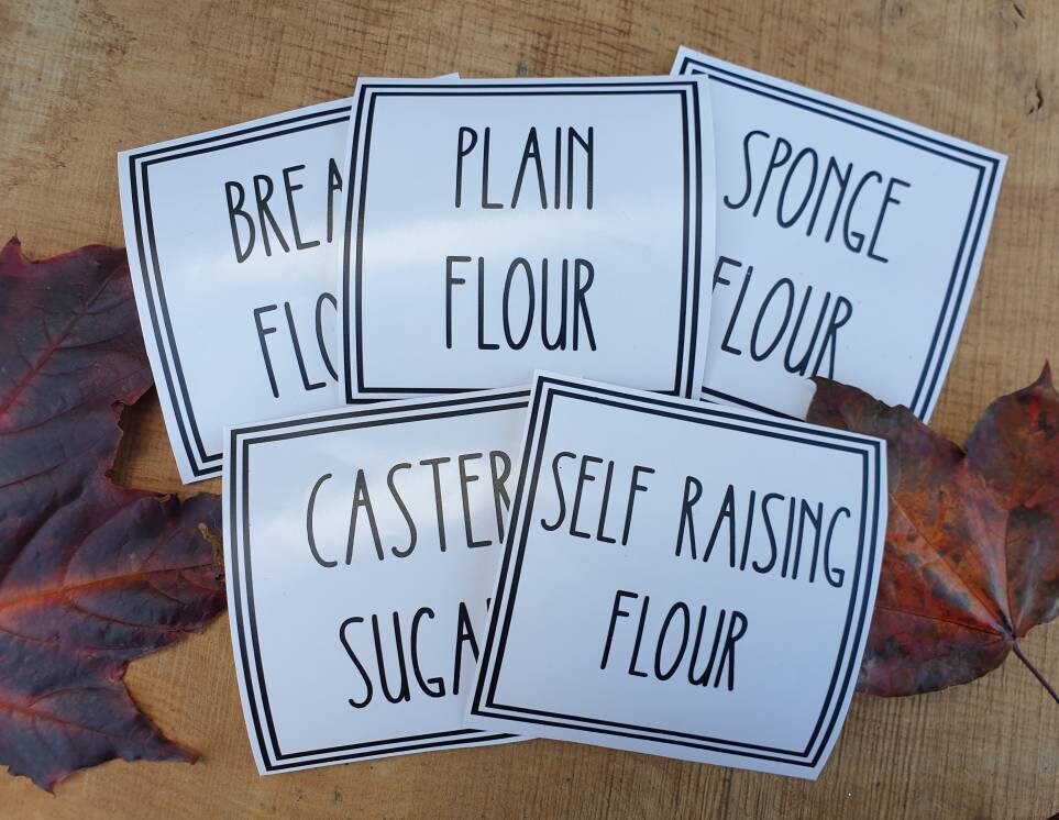 Customised Pantry Storage Labels Etsy UK