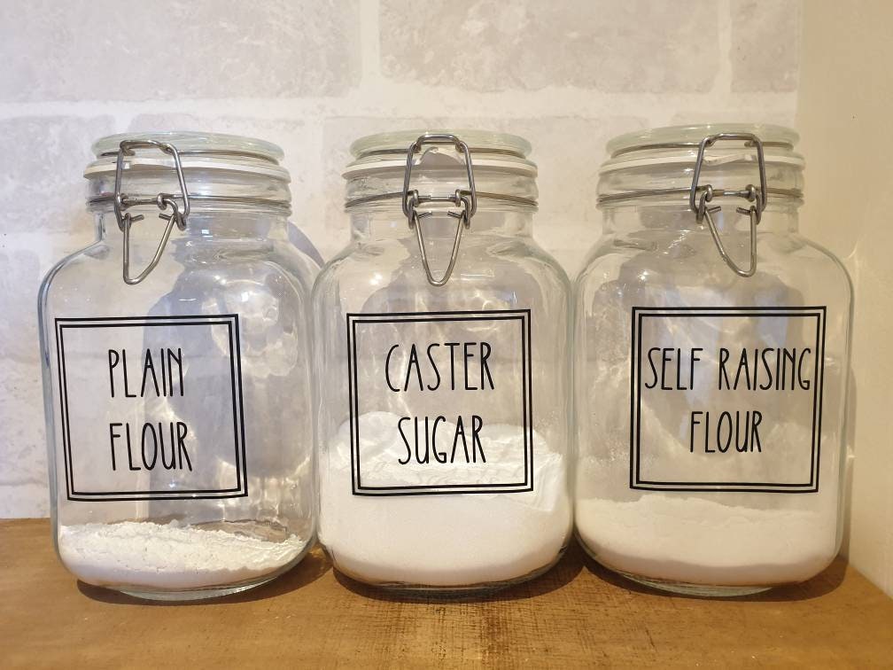 Customised Pantry Storage Labels Etsy UK