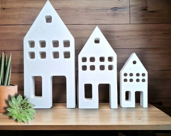 Houses, Christmas house, house made of Raysin, Christmas decoration, winter, snow, great decoration, window decoration, Advent wreath