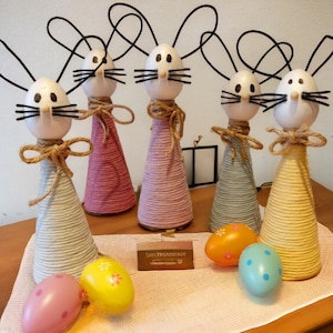 Easter bunny, rabbits, bunnies, Easter decoration, Easter gift, souvenir, Easter decoration, Easter gift, home decor, sustainable decoration