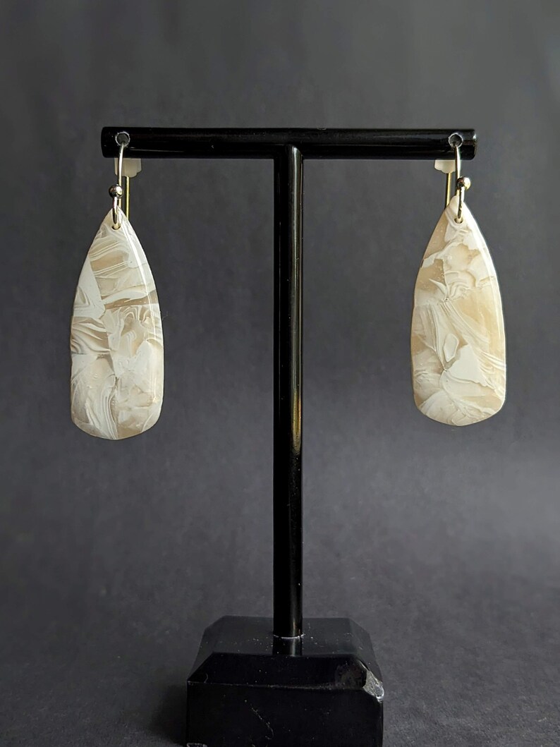 Translucent Cream & White Collection Handcrafted Polymer - Etsy