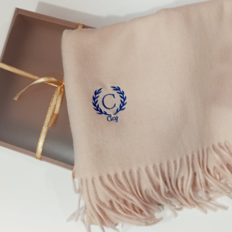 Logo Label Padded Scarf main image 1