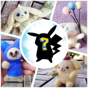 Custom Handmade Needle Felted Character | Wool Sculpture | Video Game, Anime, Cartoon Character Commission