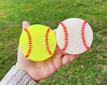 Baseboll Softboll Bilfräschare, Glitter Luftfräschare, Bildekor, Bilfräschare, Billuftfräschare