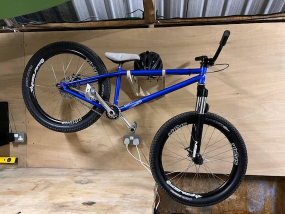 Mountain Bike Hanger Handlebar Width 80cm 32 Wall Mount Bike Rack Shelf Plywood Hand Made Designed Built in Scotland Etsy