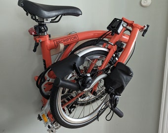 Brompton Wall Mount | Plywood Dock/Rack | Folding Bicycle Storage Hanger | Hand Made | Designed & Built in Scotland