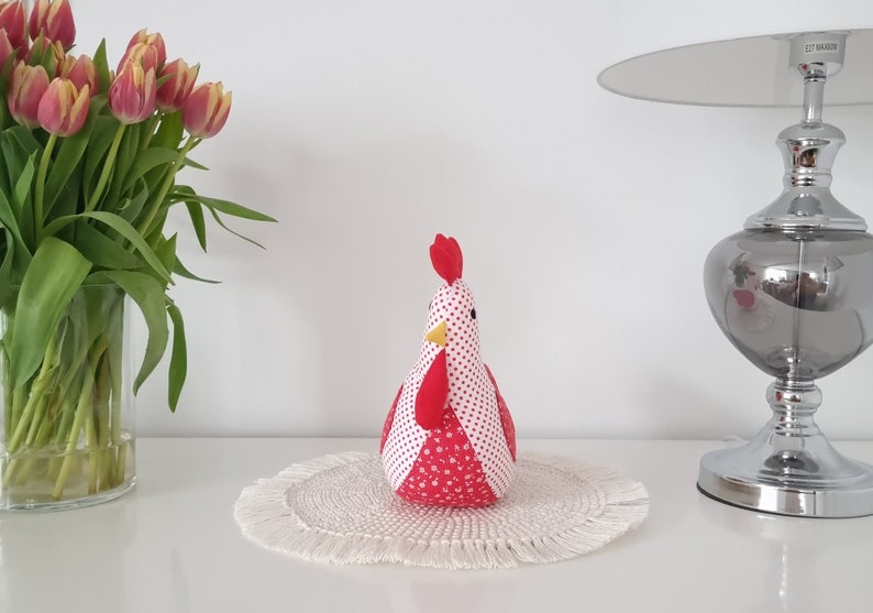 Easter Chicken Spring Home Decor, Spring Chicken Easter Table Decor, Toy Chicken Decoration Spring Decor, Easter Gift, Farmhouse Decoration image 3