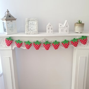 Strawberry Garland: Fruit Birthday Party Decoration