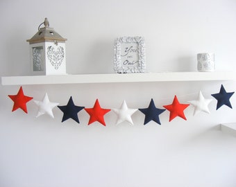 4th of July Star Garland: Patriotic American Decor