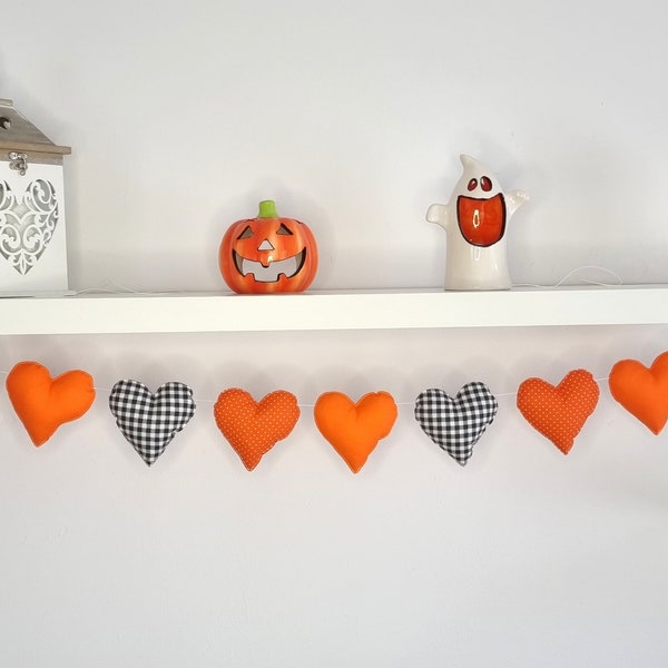 Autumn Garland Fall Mantle Garland Autumn Home Decor Fabric Fall Garland Autumn Wedding Decor