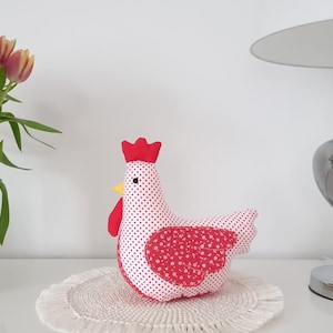 Easter Chicken Spring Home Decor, Spring Chicken Easter Table Decor, Toy Chicken Decoration Spring Decor, Easter Gift, Farmhouse Decoration image 1