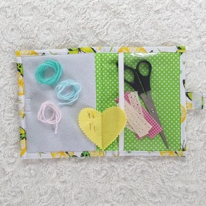 Lemons Thread Keeper Cross Stitch Sewing Organizer Needle Work Floss Keeper