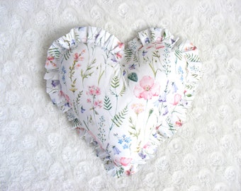 Heart Floral Pillow Spring Throw Pillow babcia poduszka domek poduszka sypialnia poduszki ślubne prezent poduszka sprężyna poduszka