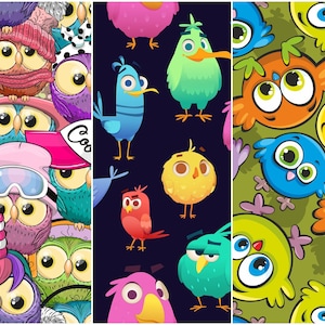 Heko Panels Pannello in tessuto impermeabile con 3 motivi Tela Tessuto in poliestere da cucire 121,5 x 153 cm Tema: Bambini