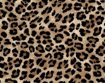 Water-repellent upholstery fabric by the meter - Printed, outdoor fabric -100% polyester - Oeko-TexI Motif: Leopard print