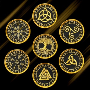 Norse Viking & Celtic Embroidered Patches | Mythical Heritage Adornments