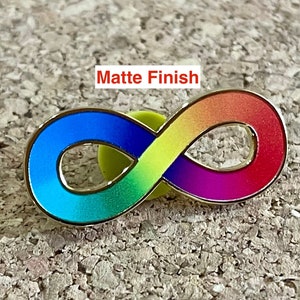 Neurodiversent Infinity Emaille Pin Bild 5