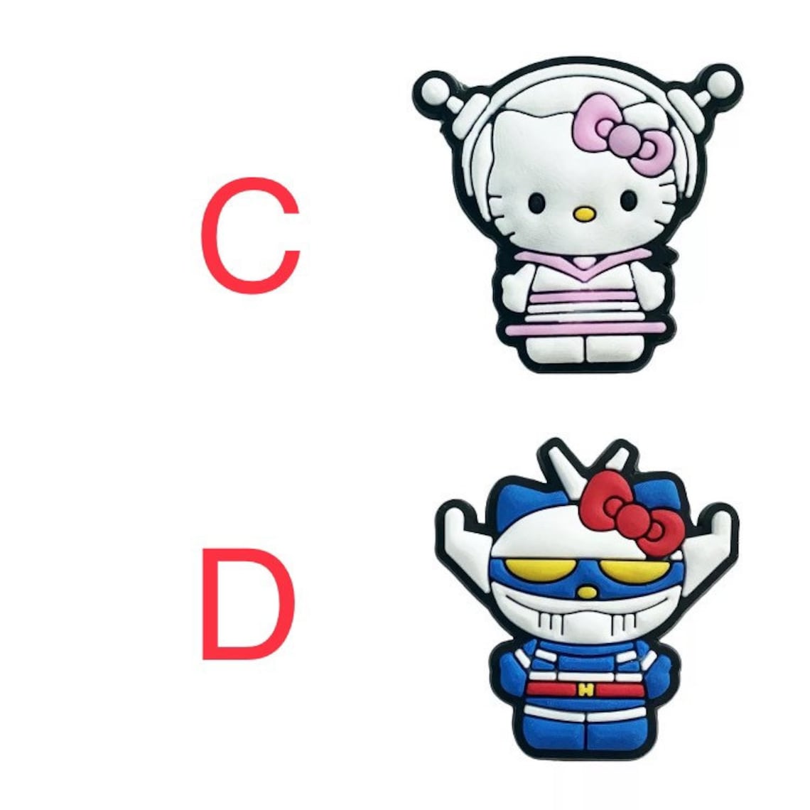 Hello Kitty Shoe Charms L Crocs Jibbitz Etsy