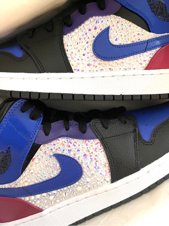 Limited Edition Swarovski Crystal Encrusted Custom Jordan 1 