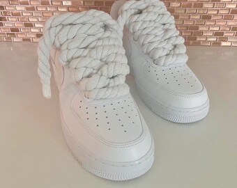 Nike Air Force 1 With Custom Rope Laces 