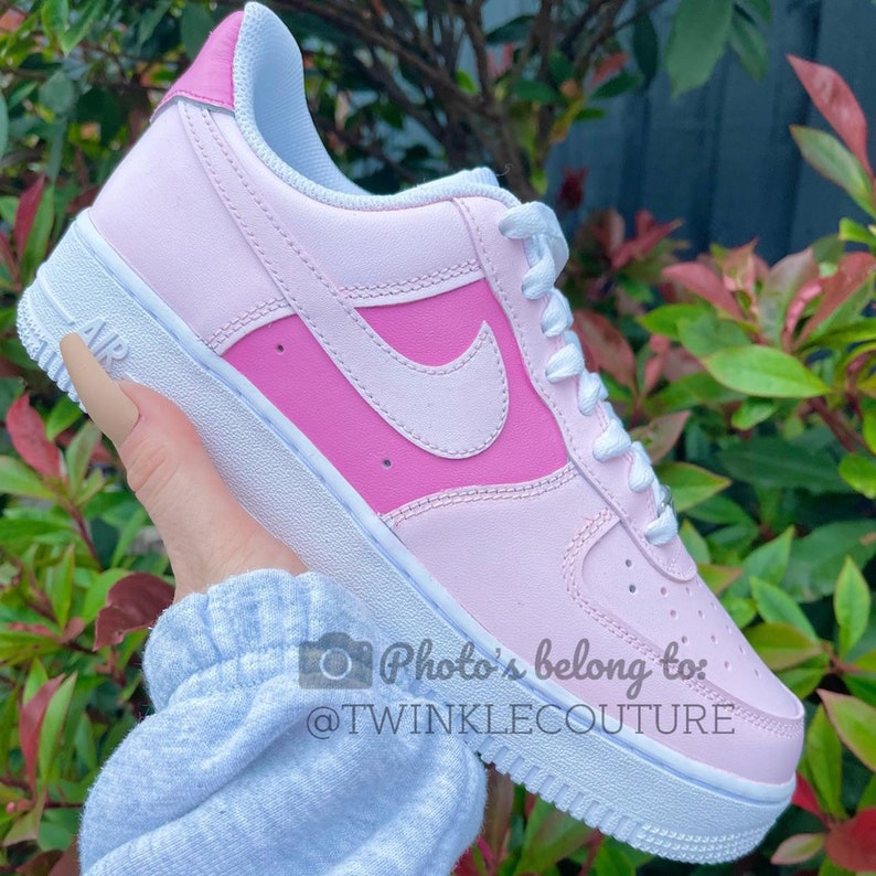 Barbie Pink Custom Nike Air Force 1 Sneakers - Etsy