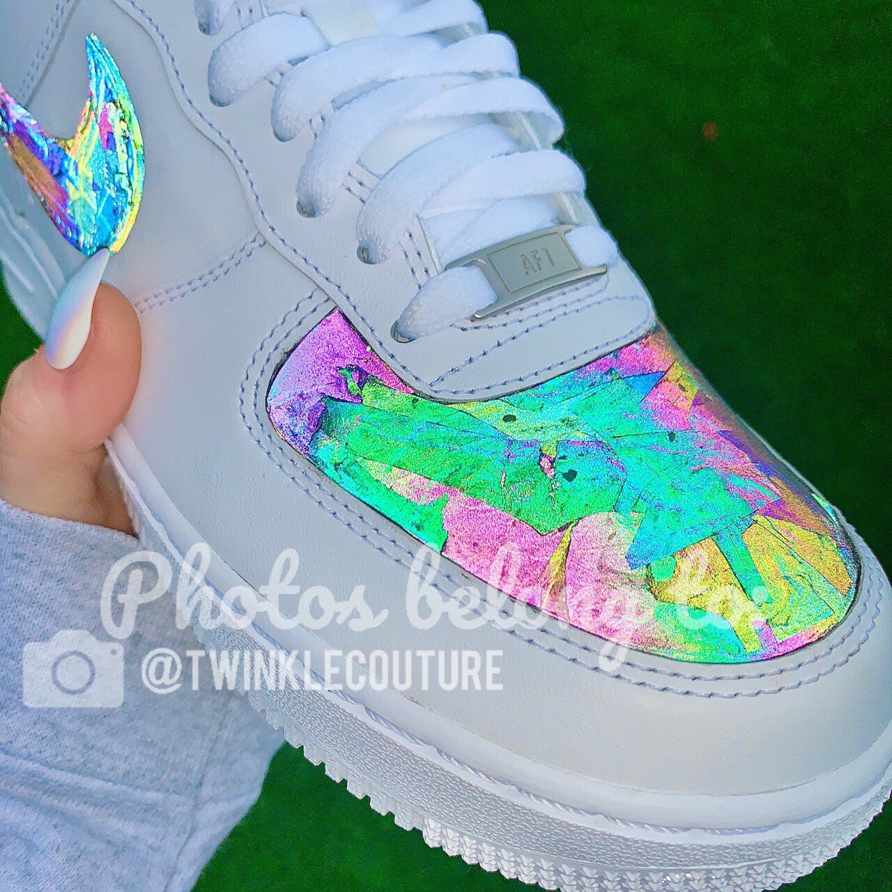 Custom LV prism AF1s : r/Customsneakers