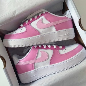 Buy Bubble Gum Pink Custom Air Force 1 Sneakers Low/mid/high Online in  India 