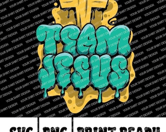 Team Jesus Lifetime member  SVG, Team Jesus Gifts SVG, Team Jesus Sayings SVG, Cut Files for Cricut, Svg, Png