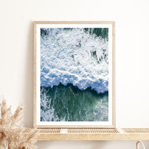 POSTER seaside photo - Wave - Brittany - Poster