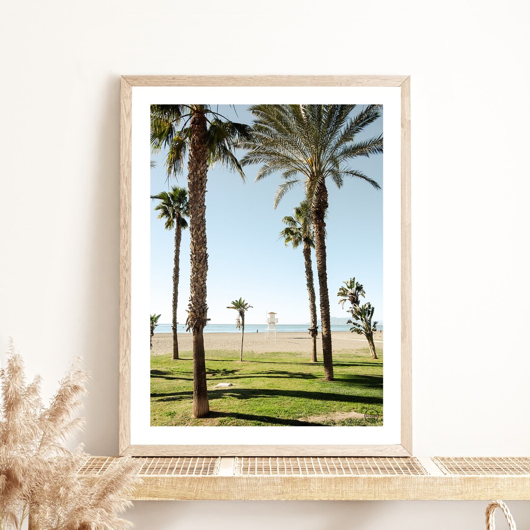 Poster Cabine de sauvetage sur la plage - Rivers