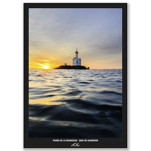 Poster Lighthouse of La Teignouse - Quiberon - Brittany - 50x70cm