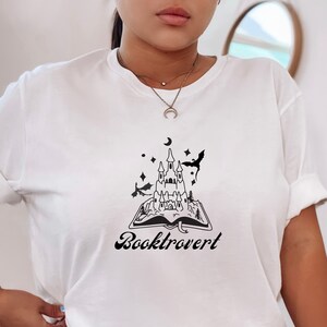 Booktrovert Graphic Tee | Bookworm Shirt | Gifts for Readers