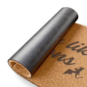 May include: A brown coir doormat with the text "I like you a lot, but I love my dragons" and a black dragon silhouette.