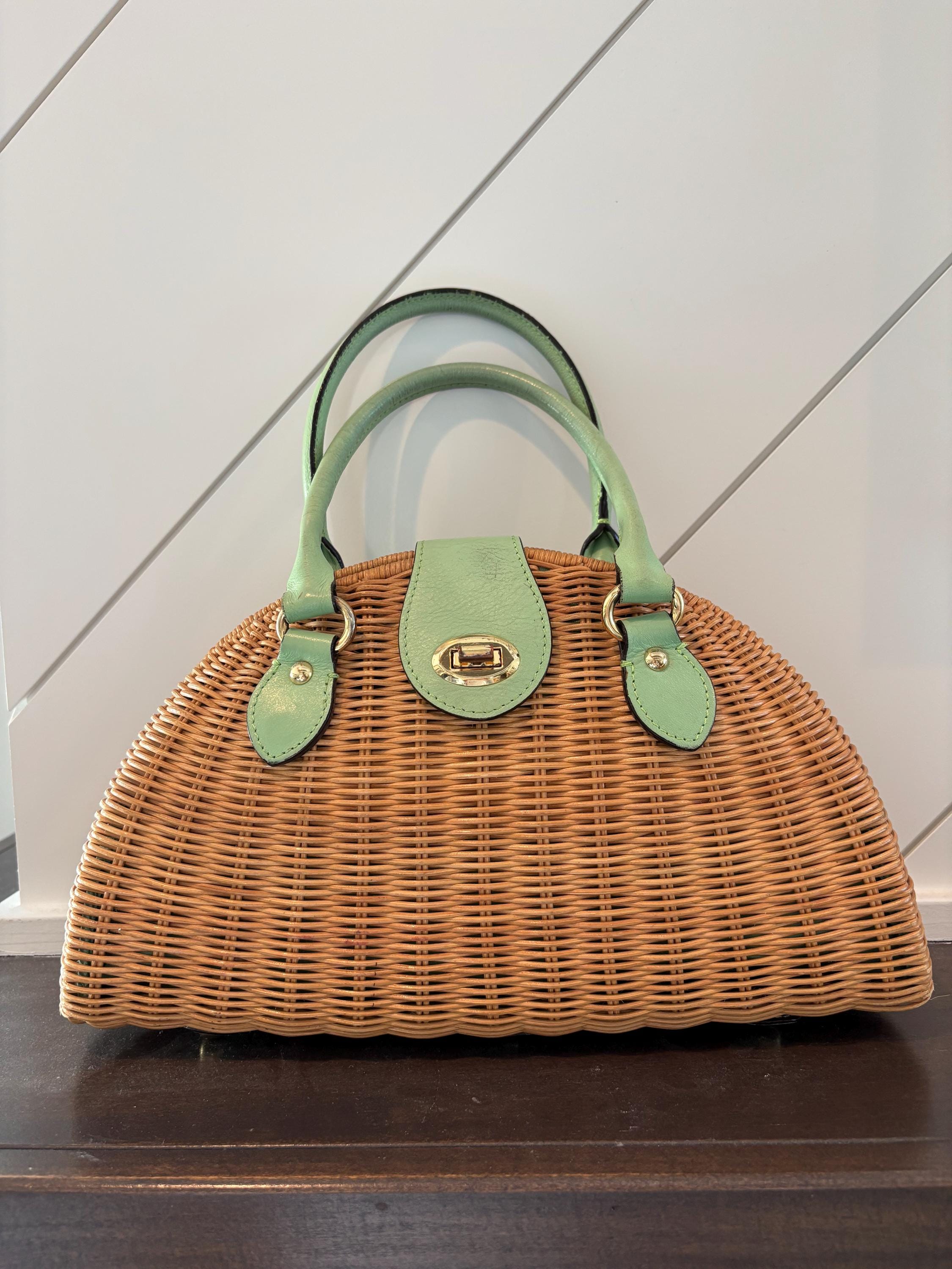 Vintage Leather Banana Republic Bag - Etsy