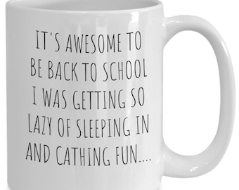 Funny coffee mug, back to school mug, coffee mug, teacher mug, student mug, teacher appreciation mug, gift to teacher, cup