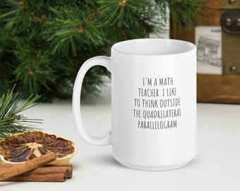 Maths Teacher Gift, Gift for Maths Teacher, Maths Mug, Mathematician Quotes, Science Teacher Gift, Scientist Mug