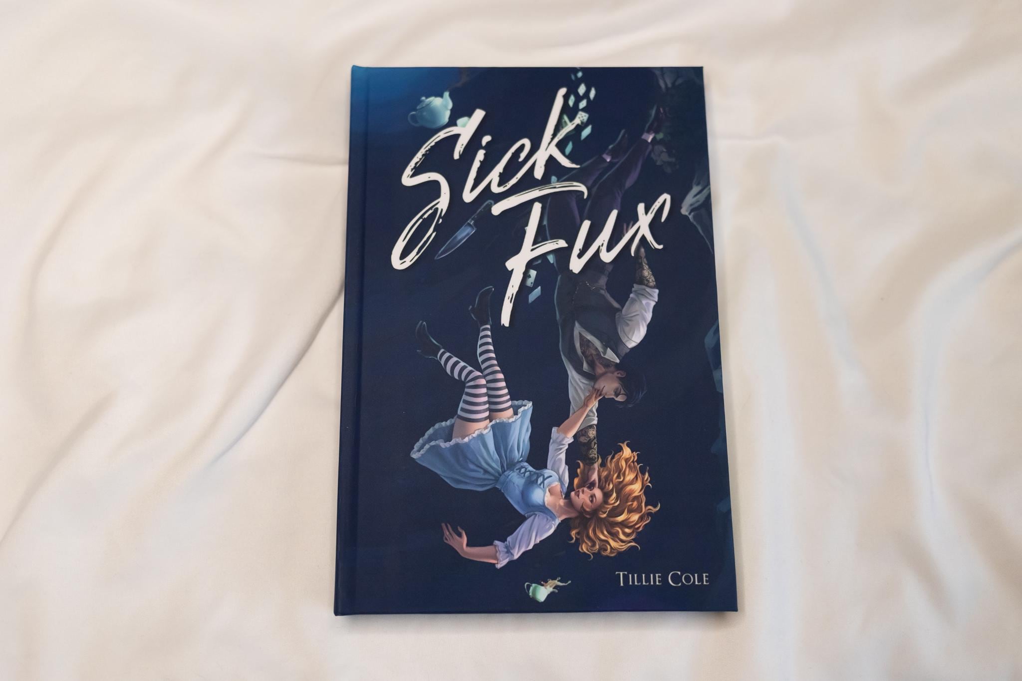 Custom Book Rebind Sick Fux by Tillie Cole Dark Romance Hand Bound Book Bookish Gift