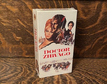 Vintage Doctor Zhivago VHS Tape Set Sealed New Old Stock Collectible Media