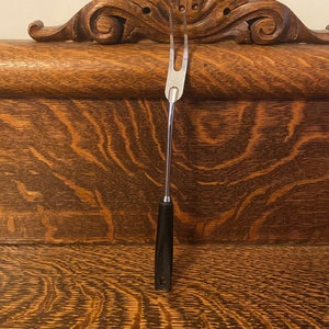 Vintage EKCO Meat Fork 2 Prong Chromium Fork Kitchen Utensil