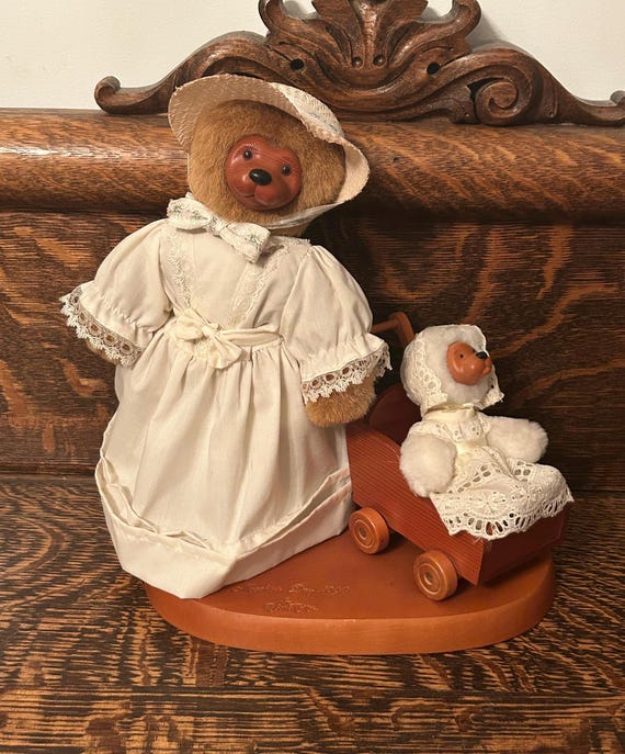 テディベア　Robert raikes bears 海外作家　レイクスベア Robert Raikes Teddy Bears Original Carved Wood Face Paws Jointed