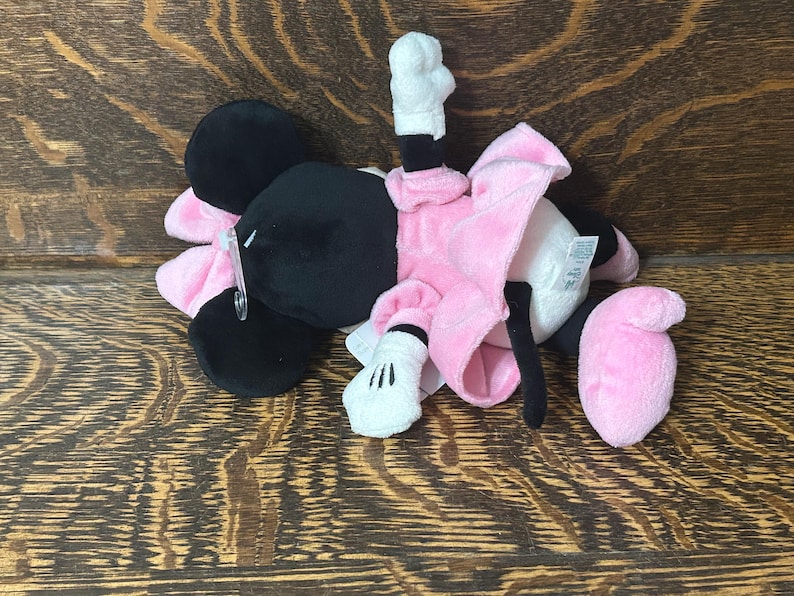 2010 Minnie Mouse babyrammelaar pluche Disney's Minnie Kids Preferred afbeelding 6