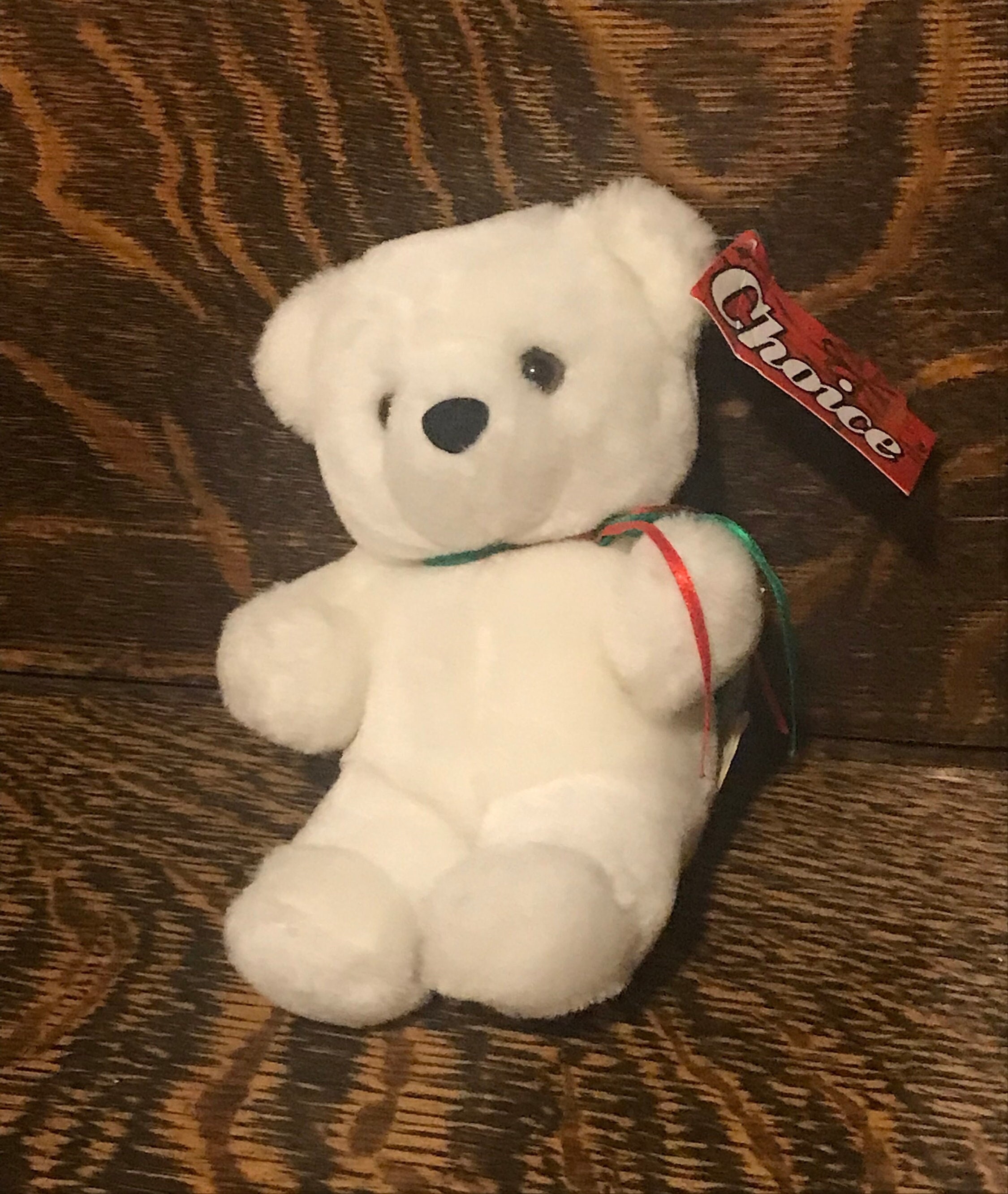 GANZ テディベア　ホワイトベア　貴重 Vintage Ganz Choice Teddy Bear 1996 Ganz Plush White “bear