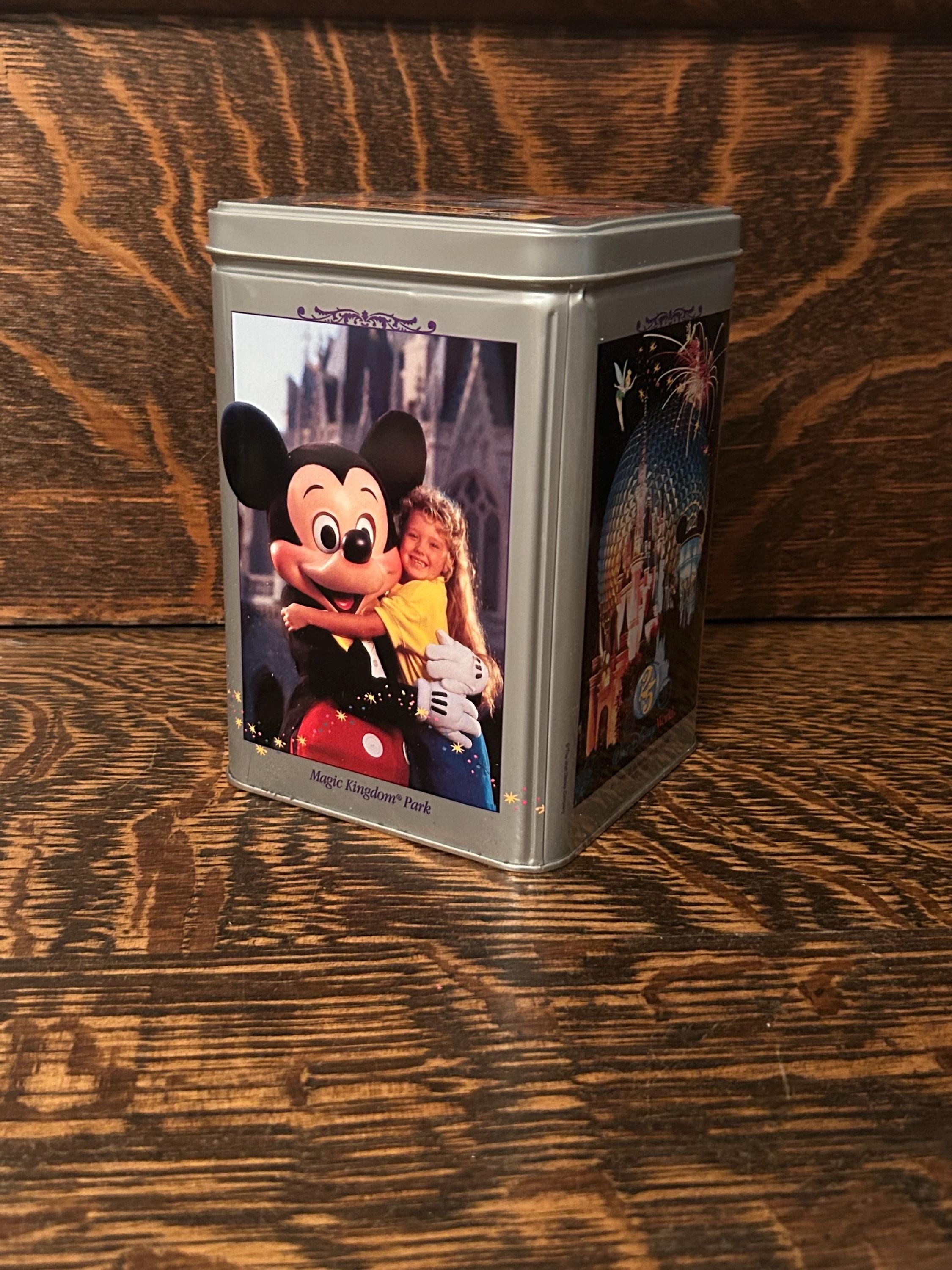 Vintage Nestle Disney Tin Walt Disney World 25th Anniversary